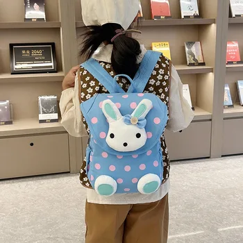 Новый Рюкзак для малышей 2023 Года для Девочек, Детские Рюкзаки для Детского сада, Милый Мультяшный Кролик, Школьная сумка для Маленьких Детей