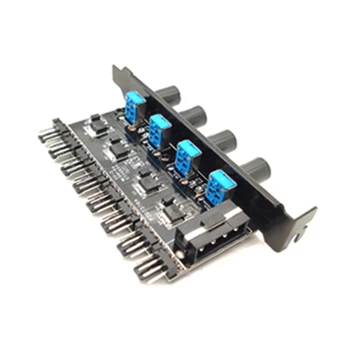 8-канальный концентратор вентилятора, 4 ручки PCI-кронштейна, процессорный кулер, корпус ПК, регулятор скорости вентилятора