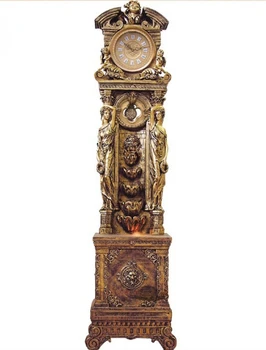Дедушкины часы с вертикальным звонком, большие стоячие дедушкины часы, антикварные часы