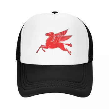 Красный Pegasus проблемная версия, обращенная влево. Бейсболка, рыболовная шляпа, военная тактическая кепка, альпинистские мужские кепки, женские кепки