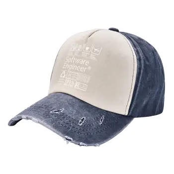 Бейсболка для программиста-программиста, винтажная потертая джинсовая кепка Eat Sleep Code Repeat Programmer Разработчик Солнцезащитной кепки, шляпы, кепки