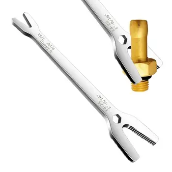 Тонкий гаечный ключ Профессиональные Сантехнические инструменты 6-25 мм Гаечный ключ для ванной комнаты Кухонная раковина Кран Инструмент для ремонта Антикоррозийный И