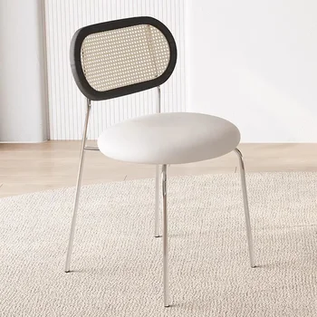 Легкие обеденные стулья со спинкой для кафе, Акцентные обеденные стулья для гостиной, Эргономичная мебель для дома Comedor YX50DC