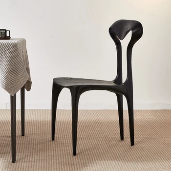 Дизайнерские Обеденные стулья из дерева Home Nordic Простые Обеденные стулья со спинкой Bar Comfort Компьютерные гарнитуры Hogar Мебель для гостиниц QF50DC