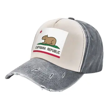 Флаг Капибары (облегченная наземная версия) Ковбойская шляпа уличного бренда Мужские кепки Женские шляпы Мужские