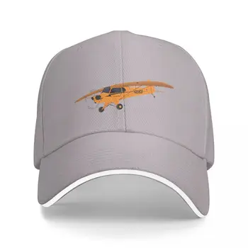Кепка с изображением самолета Piper Cub, кепка с дизайном пилота, бейсболка, пушистая шляпа, женские шляпы, мужские