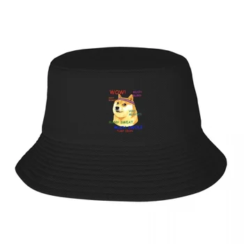 Очень фитнес-дож Вау! Взрослая рыбацкая шляпа Боб-панама Мужские женские кепки рыбацкая шляпа для девочек и мальчиков