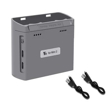Зарядное устройство для Mini 2/Mini SE, Концентратор Двусторонней Зарядки Аккумуляторов Дрона, USB-Зарядное Устройство для DJI Mini 2/Mini SE, Аксессуары, A
