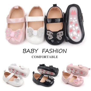 Обувь для маленьких девочек от 0 до 1 года, весенне-летняя обувь принцессы, детская обувь Мэри Джейн Баттерфляй