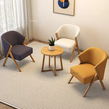 Скандинавский диван-кресла из искусственной кожи для домашней мебели, Диваны-кресла для гостиной, Удобные Домашние кресла для отдыха в семье