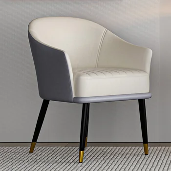 Уютное кресло для гостиной с откидной спинкой, Удобное Белое Кресло для чтения в Скандинавском стиле, Дизайнерская Мебель для дома Sedie Da Soggiorno