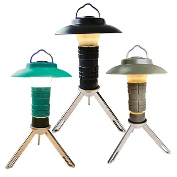 Портативный походный фонарь с магнитной USB-батареей, 3 режима освещения, Походный фонарь, Уличный светодиодный фонарик, Принадлежности для палаточного лагеря