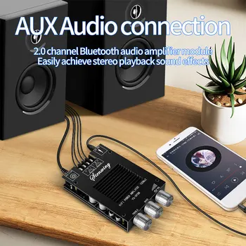 Плата беспроводного усилителя мощности, цифровой Bluetooth-совместимый стереозвукомодуль V5 0 150Wx2, 32-Вольтовое телефонное акустическое оборудование