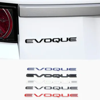3D Металлические буквы EVOQUE Эмблема заднего багажника, значок, наклейка, отличительные знаки для аксессуаров для стайлинга автомобилей Land Rover Range Discovery