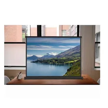 Легкий настольный проекционный экран 4: 3, 40-дюймовый HDTV с матово-белыми экранами 16: 9, совместимый с проектором BenQ Epson Pico.