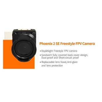 2023 Новая Высококачественная FPV-камера RunCam Phoenix2 для фотографов и видеографов с чувствительностью 10650 мВ/Люкс-сек