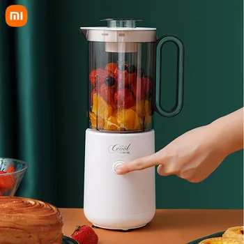 Новая портативная Электрическая соковыжималка для фруктов Xiaomi Mijia Ручной Блендер для приготовления смузи, молочных коктейлей, миксера для перемешивания сока и воды, измельчителя чашек