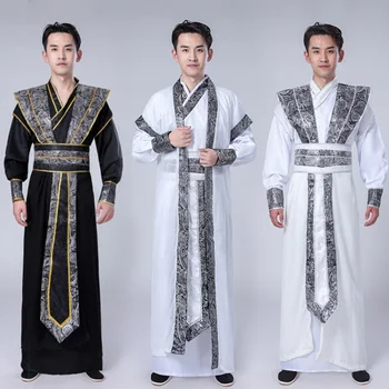 Платье Tangsuit Dynasty Hanfu для мужчин Традиционная китайская Азиатская одежда Танцевальный костюм Фестивальные наряды Национальный древний косплей