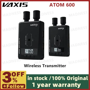 Vaxis ATOM 600, совместимый с HDMI беспроводной передатчик-приемник, система передачи видеоизображения 1080P HD для фотокамеры
