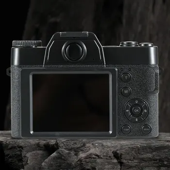 Камера для видеоблогинга 4K HD с защитой от встряхивания 48-Мегапиксельная камера для записи Встроенная портативная камера для путешествий с 16-кратным зумом USB 2.0 Поддержка TF
