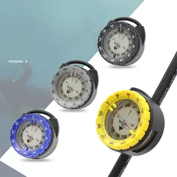 Компас для дайвинга на открытом воздухе, Профессиональный Водонепроницаемый навигатор, Цифровые светящиеся сбалансированные часы для плавания под водой, челнок