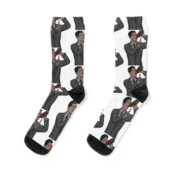 Носки для питья Archer, мужские носки, нескользящие футбольные носки