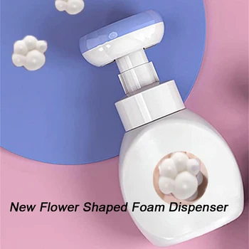 Новый дозатор пены в форме цветка, мыло для рук, ручной штамп, Дозатор Пенящегося мыла для детей, Инструменты для оценки уборки
