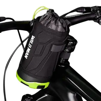 Велосипедная сумка для руля, сумка для бутылки с водой, сумка для хранения продуктов, закусок, велосипедная сумка, сумка для хранения аксессуаров для велосипеда, сумка для чашек, держатель для напитков