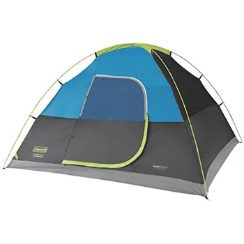 Кемпинговая палатка Coleman Dark Room Sundome, палатка на 4/6 человек, блокирует 90% солнечного света и сохраняет внутри прохладу, легкая палатка