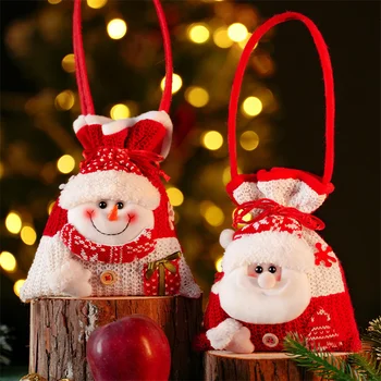 Коробка для упаковки подарков для печенья, Рождественское украшение, подарочный пакет для конфет, драже, выпечки печенья, бумажная коробка для яблок, Рождественское украшение для дома