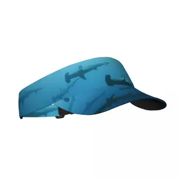 Акулы-молоты Проплывают мимо В море, Летний воздух, Солнцезащитная шляпа С козырьком, защита от ультрафиолета, пустой верх, Спортивная солнцезащитная кепка для гольфа и бега