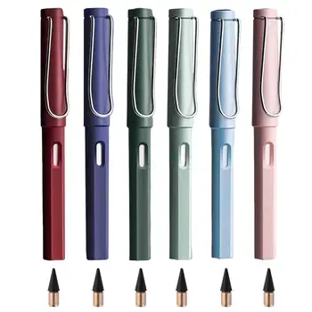 6шт карандашей Forever Универсальные инструменты для письма, экономящие время, материал для карандашей escolar с защитой от поломок