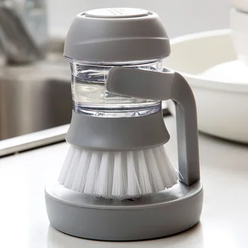 Кухонная щетка для мытья посуды с жидким добавлением Мыльница Посуда с дозатором Бытовые инструменты для уборки ванной комнаты Кухонные принадлежности
