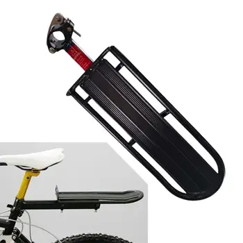 Стойка Для велосипеда, горного велосипеда, дорожной стойки, задняя полка из алюминиевого сплава, грузоподъемность 10 кг, простая в установке, черная
