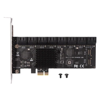 Адаптер PCIE SA3116J с 16 портами 6 Гбит/с PCI-Express X1 для карты расширения SATA 3.0