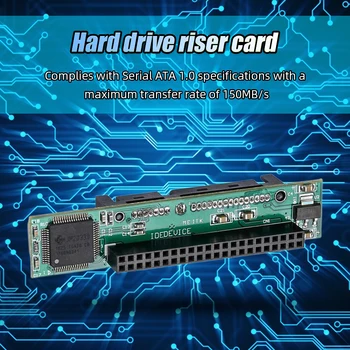 2,5-дюймовая Карта SATA Для IDE SSD Riser Card Mini Hard Drive Converter Card 7 + 15-Контактный Разъем Для 44-Контактного Разъема Поддержка ATA 66/100/133 для ноутбука