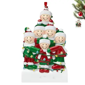 Рождественская елка, подвесное украшение, Открывающее подарки, Семейные Рождественские украшения от Санта-Клауса, сплав украшений для Рождественской елки