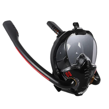 Маска для подводного плавания с двойной трубкой Маска для подводного плавания для взрослых, детская маска для плавания, очки для подводного плавания, автономный подводный дыхательный аппарат