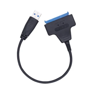 Кабель-адаптер Жесткого Диска SATA к USB 3.0 Со Скоростью До 6 Гбит/с Кабель-Адаптер Mac OS Linux Компьютерные Кабели Разъемы для 2,5-Дюймового Жесткого Диска SSD