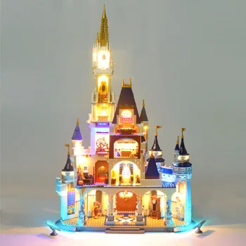 YEABRICKS Совместим со светодиодным освещением 71040 Princess Castle, модель аксессуаров 