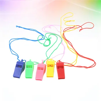 50шт Детские спортивные игрушки Свисток для тренировки рефери Детский подарок для вечеринки Смешанный цвет