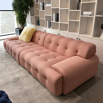 Минималистичный тканевый диван для гостиной с тремя сиденьями, высококлассный дизайн, современный зеленый раскладывающийся ленивый диван, роскошные диваны-кушетки, мебель