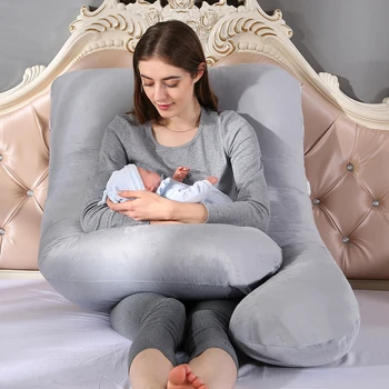 Многофункциональная U-образная подушка для сна сбоку, подушка для сна беременных женщин