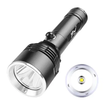 Мощный светодиодный фонарик для дайвинга XHP70 3 режима под водой 300 метров Супер яркий С использованием батареи 26650 18650 Фонарик с ручной веревкой