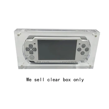 Прозрачная магнитная акриловая коробка для хранения для игровой консоли PSP2000, psp3000, чехол, коробка, подставка для дисплея, игровые аксессуары