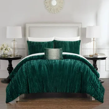 Лидер продаж, высококачественный комплект одеял Kerk из 4 предметов,, Зеленый Для взрослых