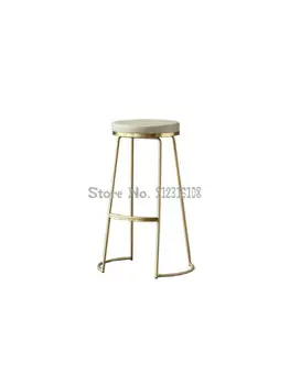 Скандинавский железный барный стул барный стул креативный бытовой табурет барный стул высокий табурет золотой стул 55 водный бар обеденный стол стул