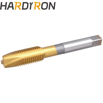 Спиральный точечный кран Hardiron M12, титановое покрытие HSS, Спиральный точечный Штекерный Резьбовой кран M12 x 1,75
