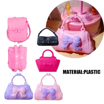 Миниатюрная сумочка для кукол, имитация кукольного домика, украшение рюкзака, сумка для куклы, аксессуары для одевания, подарки для девочек, миниатюрные предметы