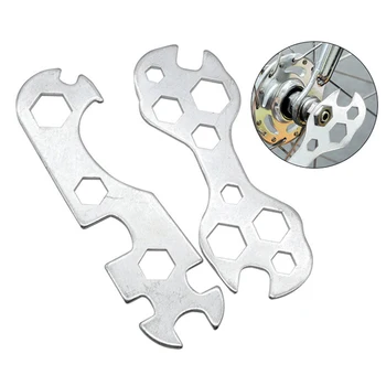 Портативный гаечный ключ из 2 предметов 8-17 мм с шестигранной головкой для автомобильного велосипеда, универсальный гаечный ключ, инструмент для ремонта механических устройств